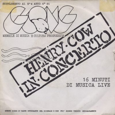Henry Cow - In Concerto - 16 minuti di musica live