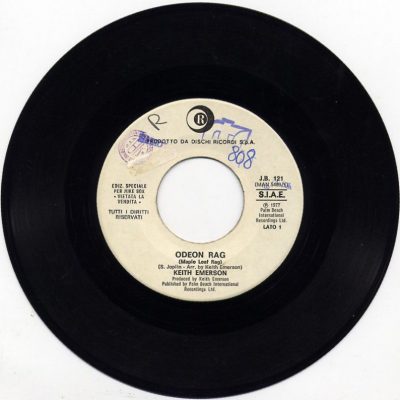 Keith Emerson / I Ribelli - Odeon Rag / Illusione