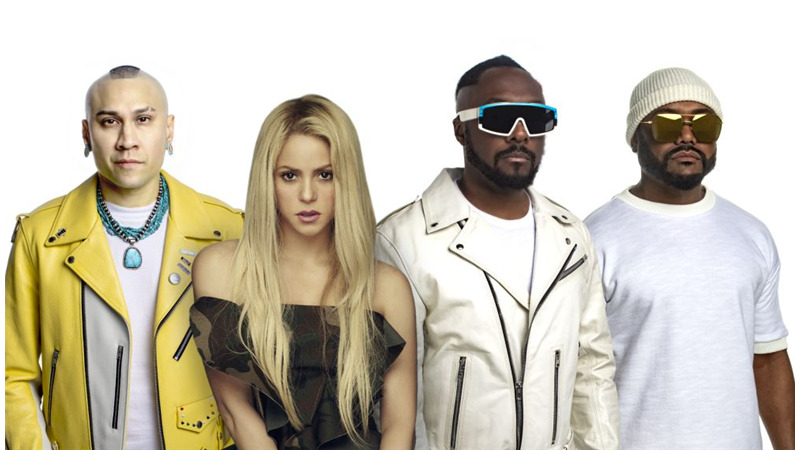 Black Eyed Peas e Shakira insieme per la prima volta nel singolo “Girl like me”