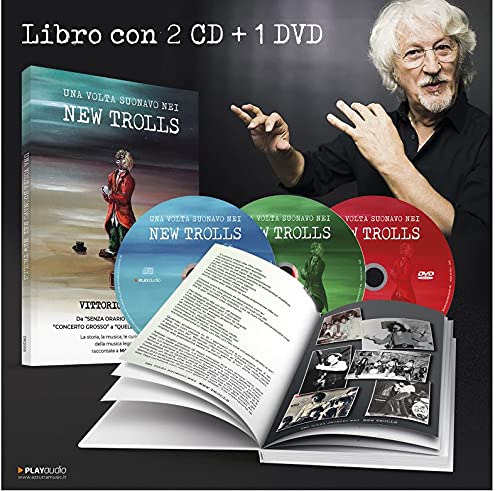 "Una volta suonavo nei New Trolls" il cofanetto di Vittorio De Scalzi (Dvd + 2 Cd + Libro)