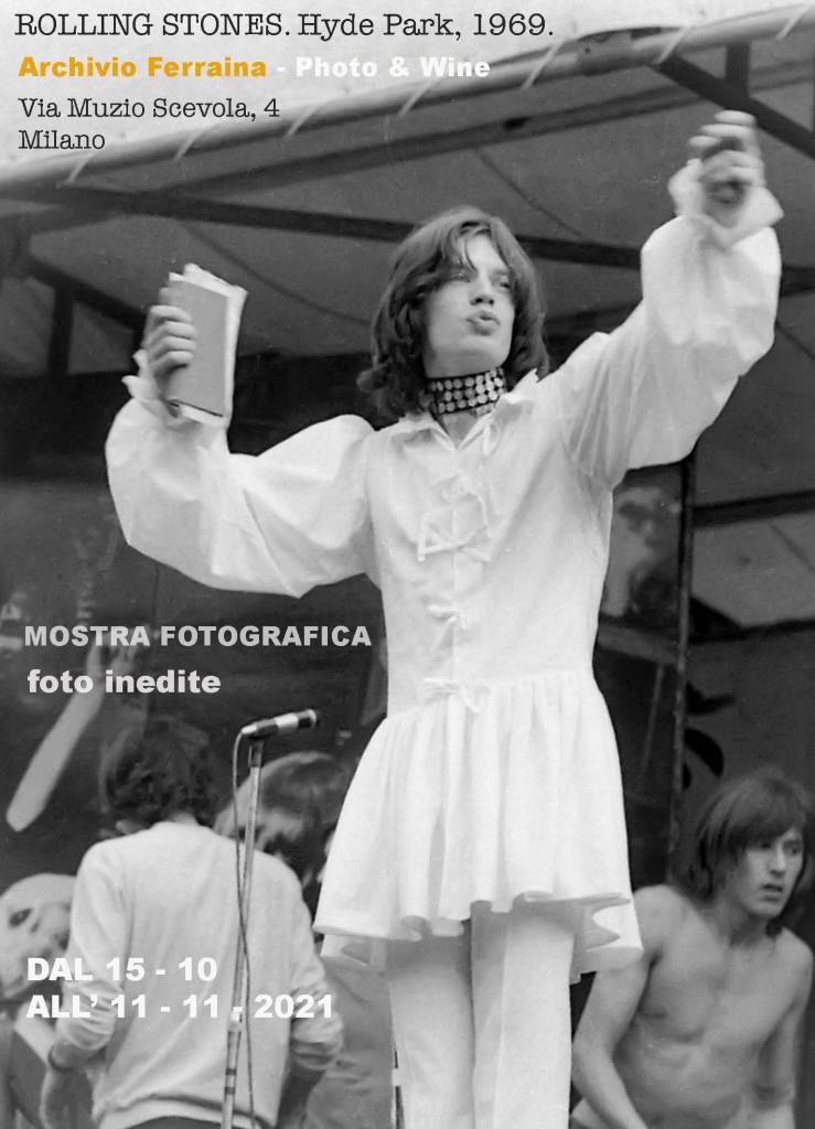Il concerto dei Rolling Stones ad Hyde Park (1969) - Mostra fotografica