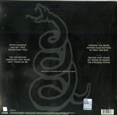 Metallica, The Black Album (2 LP, 30Th Anniversary, 180 Gr.)